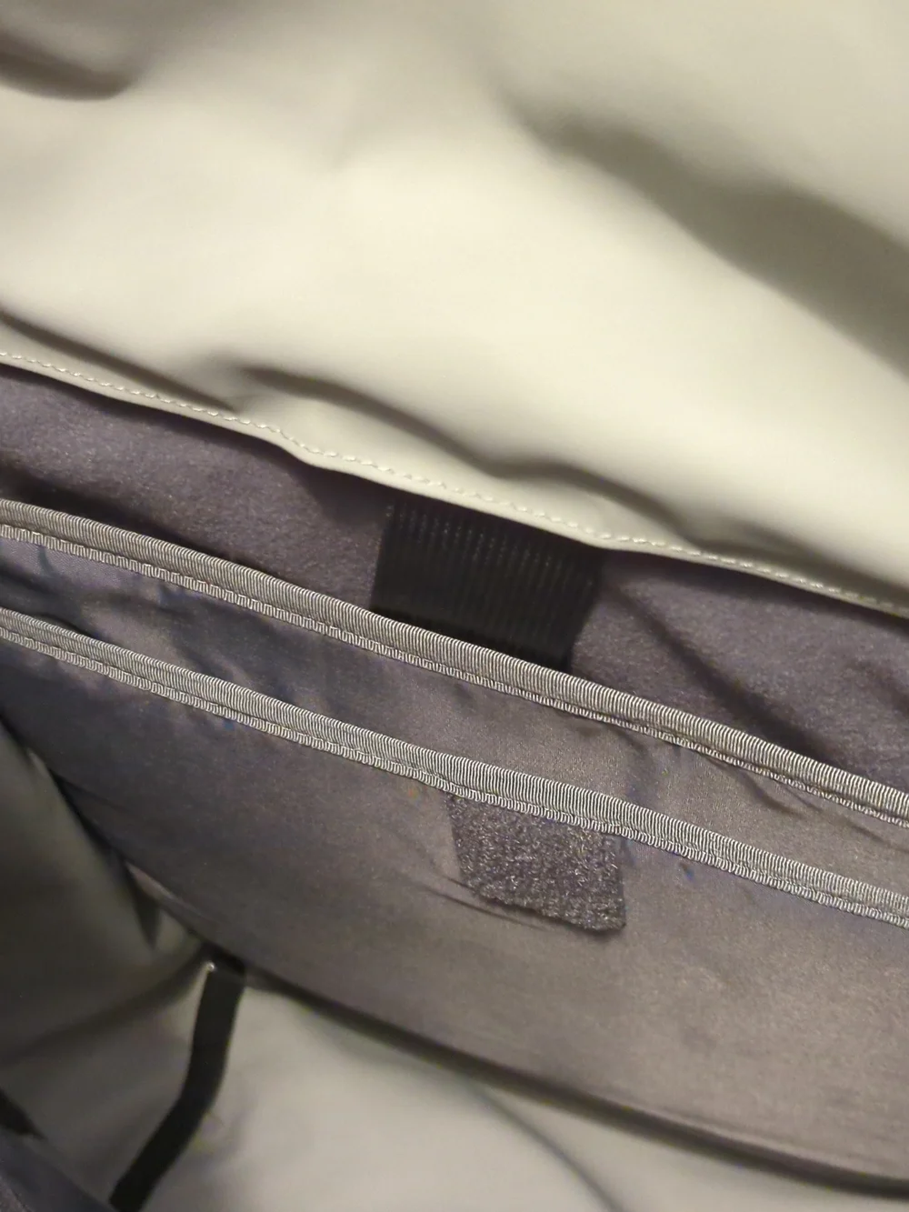 Timbuk2 Black Backpack with Orange Trim and Gray Base